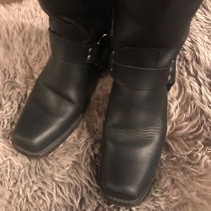 Frye black harness 12R boots  - size 8.5